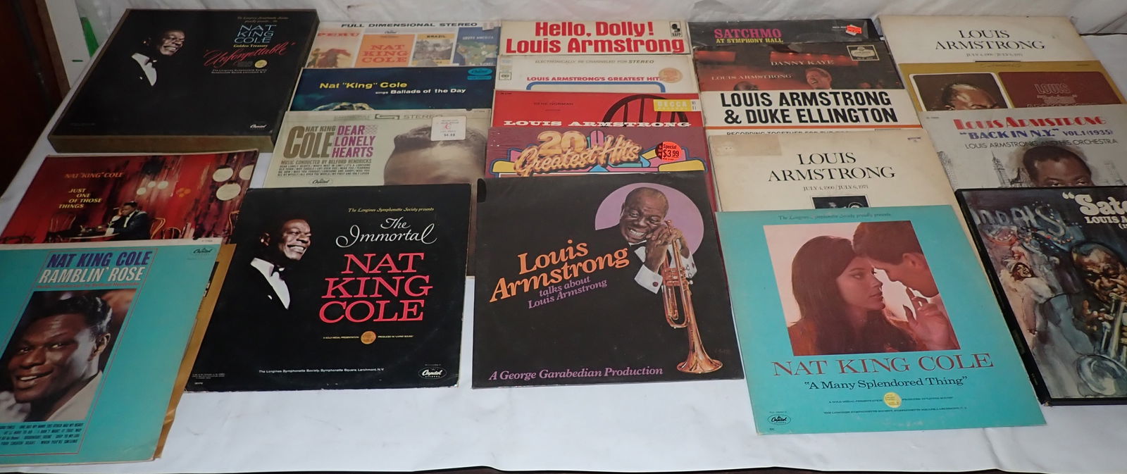 Nat King Cole & Louis Armstrong Records (1 of 8)