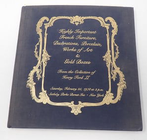 1978 Sotheby Henry Ford Collection Auction Catalog