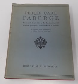 1949 Peter Carl Faberge Book by Henry Charles Bainbridge