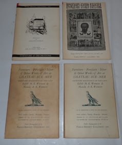 Parke Bernet Auction Catalogs incl Porcelain Silver