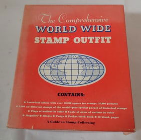 Comprehensive World Wide Stamp Outfit