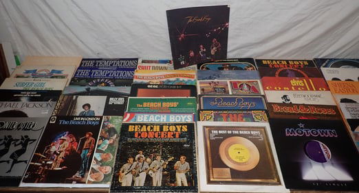 Rock Records incl Beach Boys Billy Joel