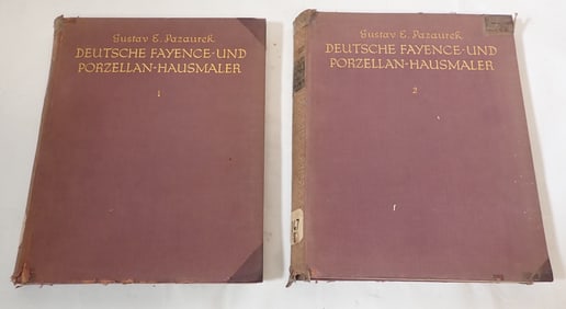 Gustav Pazaurek German faience & Porcelain House Painter