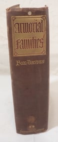 1930 Armorial Families Arthur Charles Fox - Davies