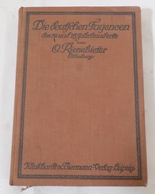 1921 The German faience Book by O. Riesebieter