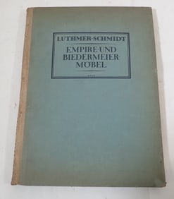 Luther Schmidt Empire and Biedermeir Furniture Book
