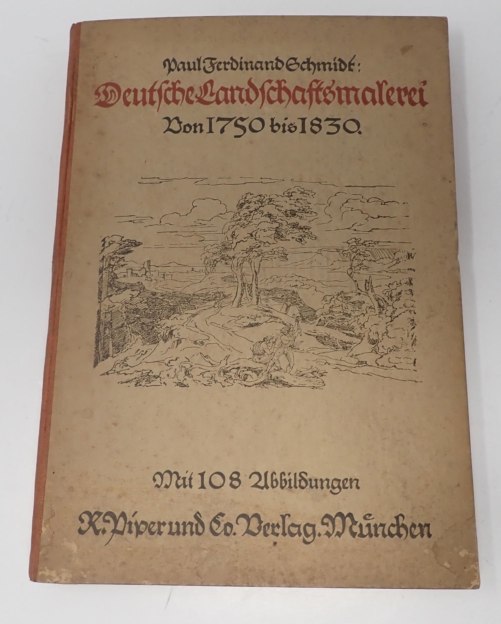 1922 German Landscape Painting Paul Ferdinand Schmidt (1 of 8)