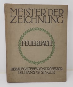 1912 Master of Drawing Feuerbach German Book