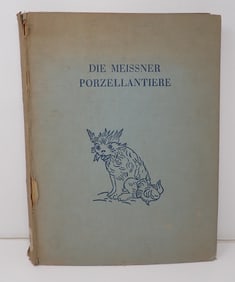 1935 Meissen Porcelain Animals Carl Albiker