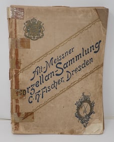 1906 Old Meissen Porcelain Collection C.H. Fischer Catalog