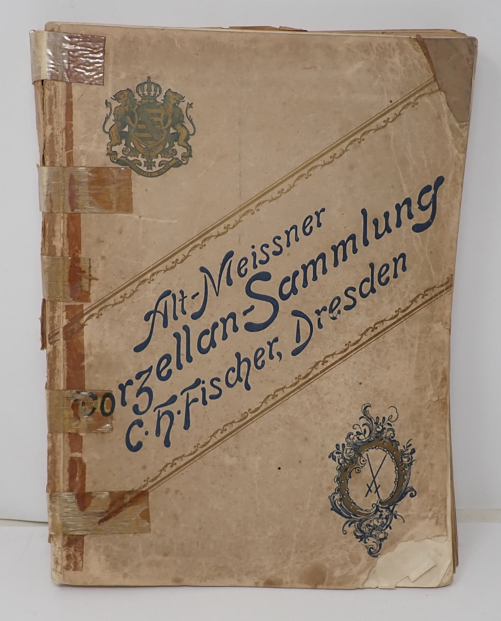 1906 Old Meissen Porcelain Collection C.H. Fischer Catalog (1 of 7)