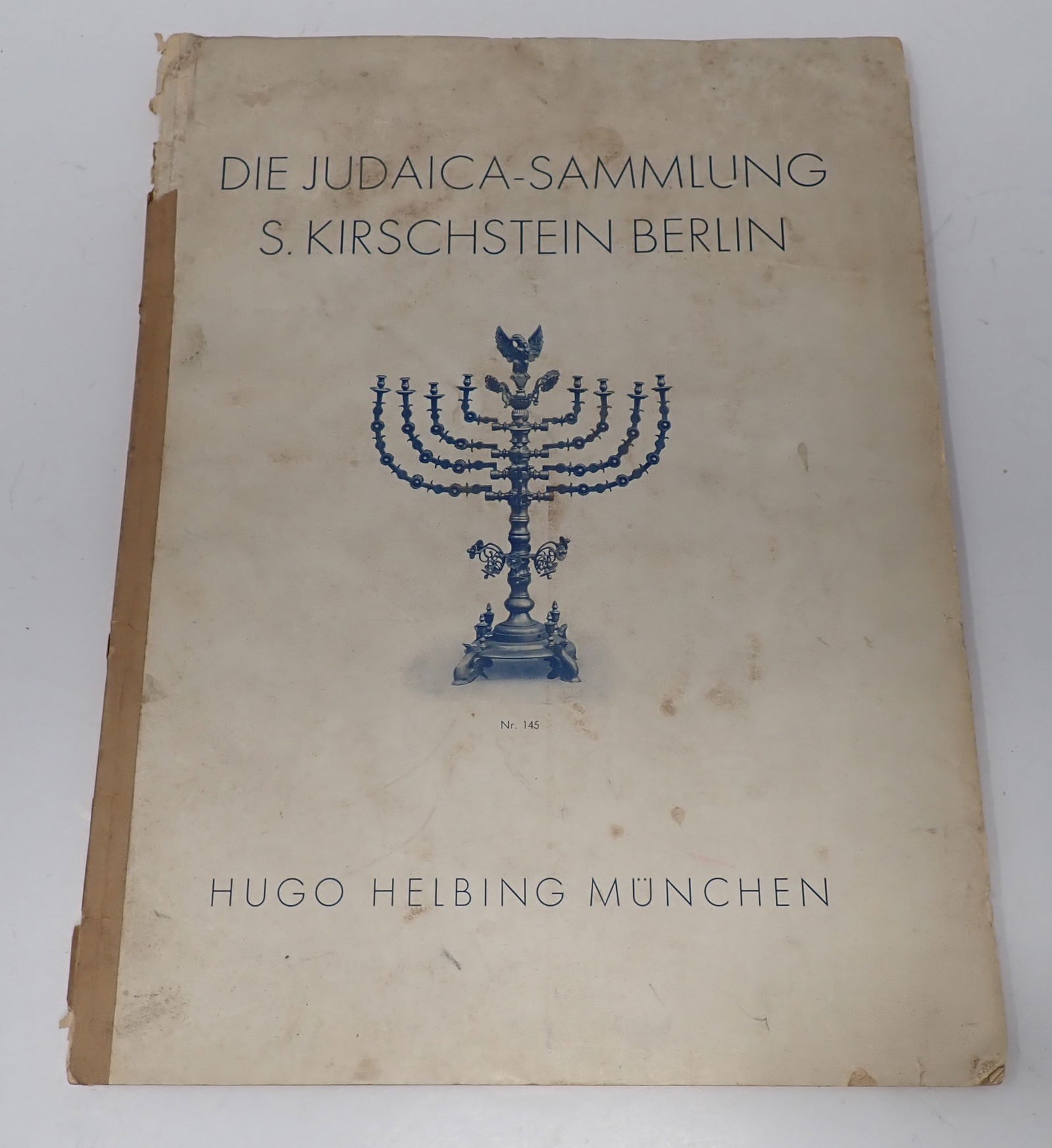 1932 Judaica Collection S. Kirschstein Catalog (1 of 3)