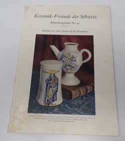 1958 Ceramic Friends of Switzerland German Catalog