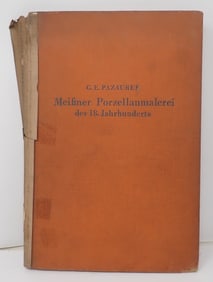 1929 Gustav E. Pazaurek Meibner Porcelain Painting