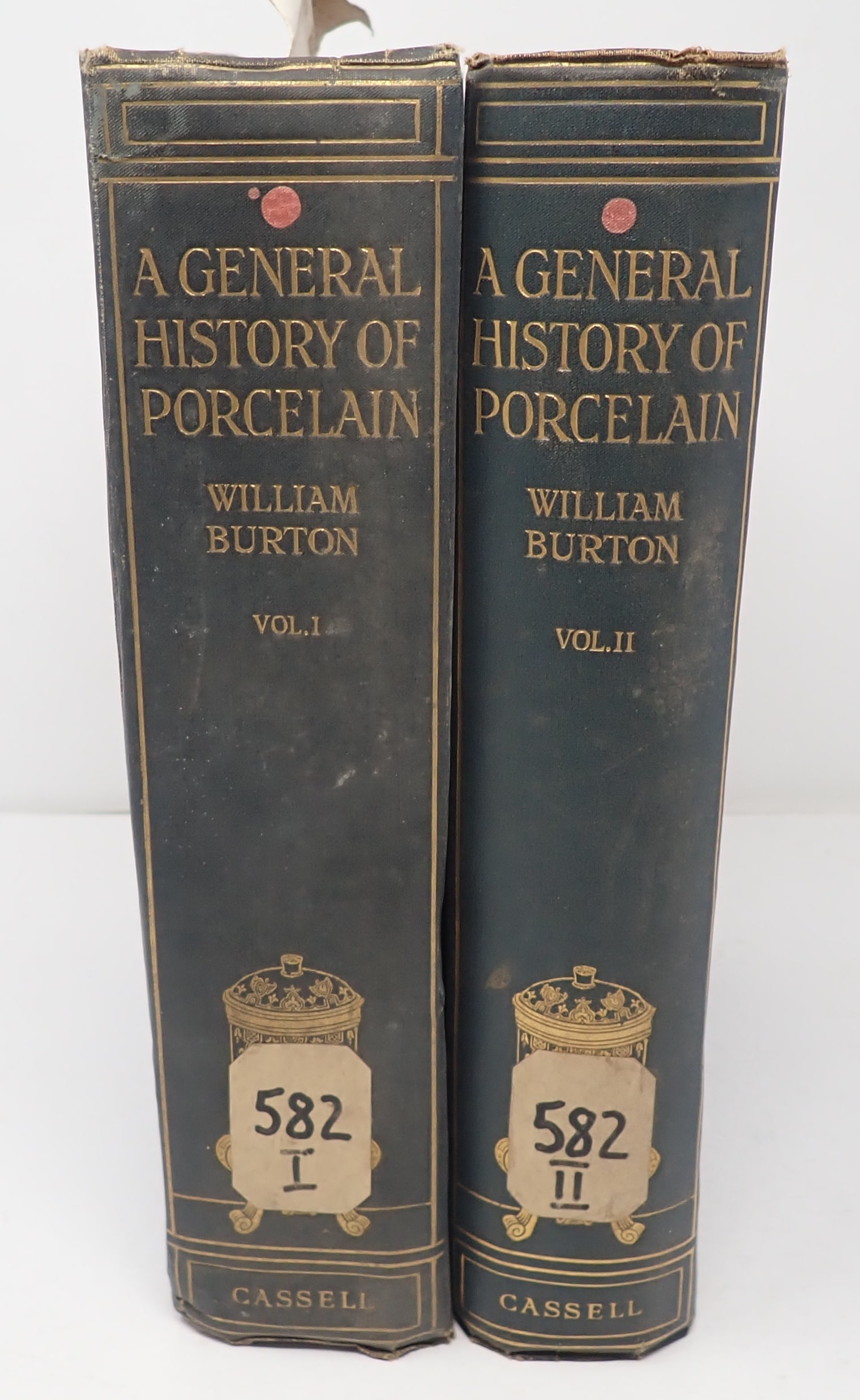 General History of Porcelain William Burton: Vol. 1 & 2 - Shipping available