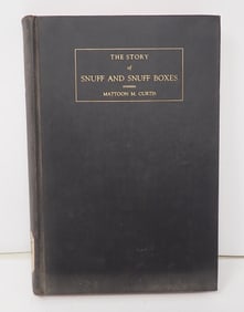 1935 The Story of Snuff and Snuff Boxes Curtis