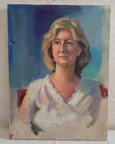 John Reilly Oil on Canvas Portrait Painting