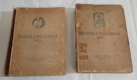 1909 1911 Rudolph Lepke's Lanna Collection Auction Catalogs