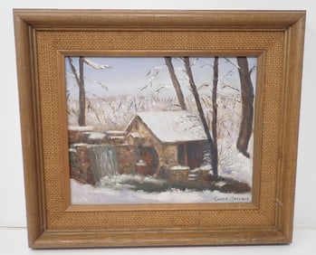 Jacobus Mill Oil on Board Painting