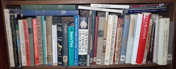 Currier & Ives Wedgwood & Misc Antique Books