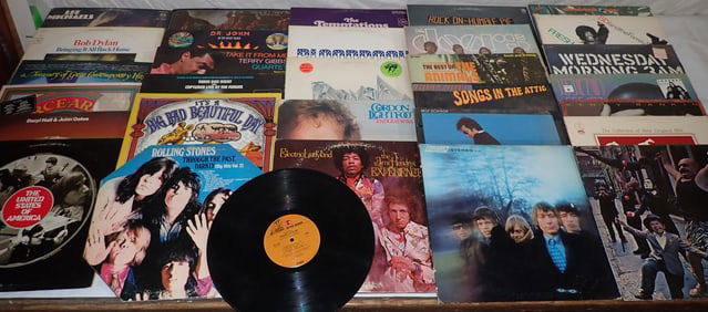 Records incl Rolling Stones