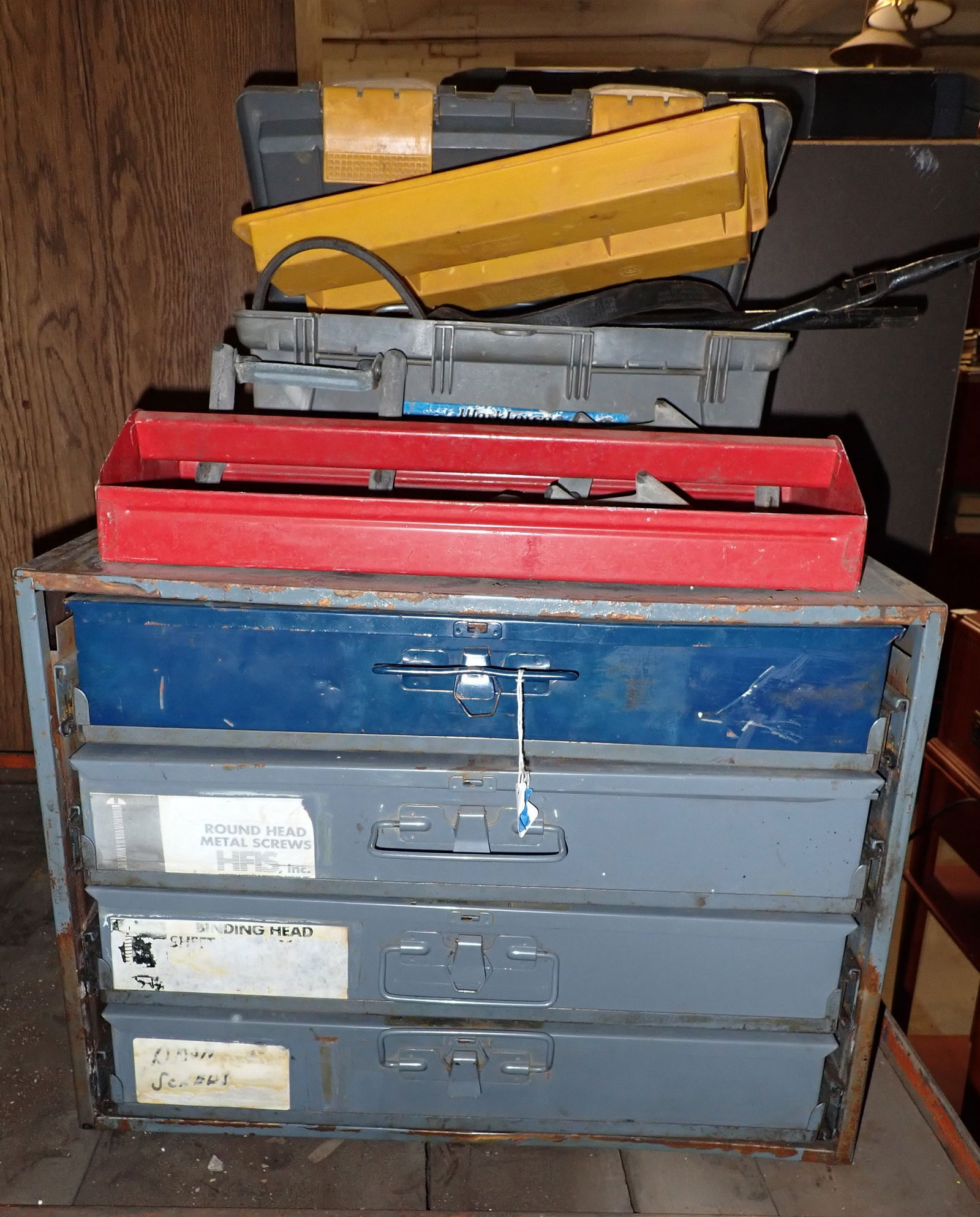 Parts Cabinet Tool Box and Contents (1 of 8)