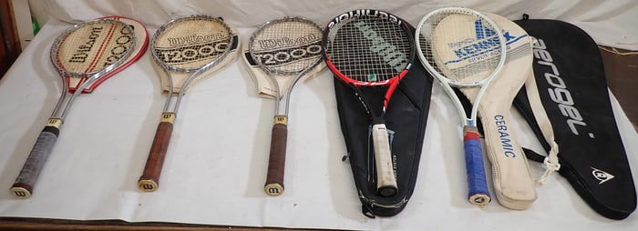 Wilson & Pro Kennex Tennis Raquets