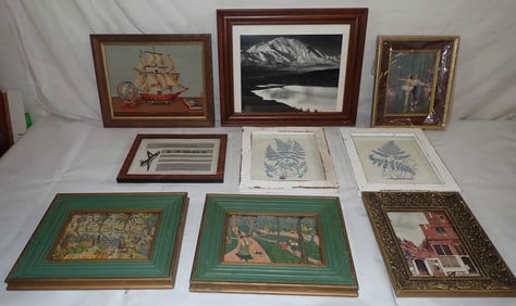 Prints Hooked Ship Wall Hanging & Misc