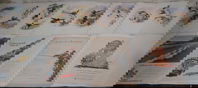 Bird Botanical Prints & Magazine Adds