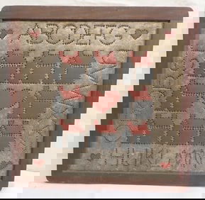Sampler Style Tin Wall Hanging