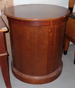 Barrel End Table