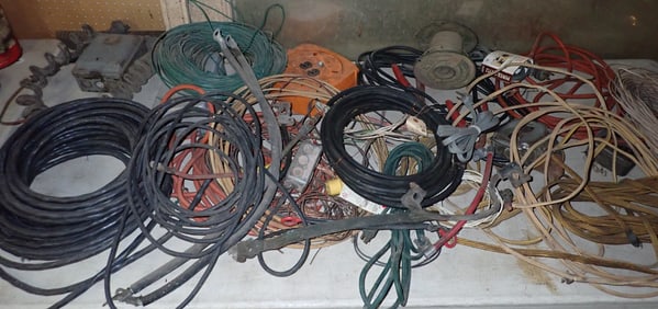 Extension Cords , Copper Wire , & Jumper Cables