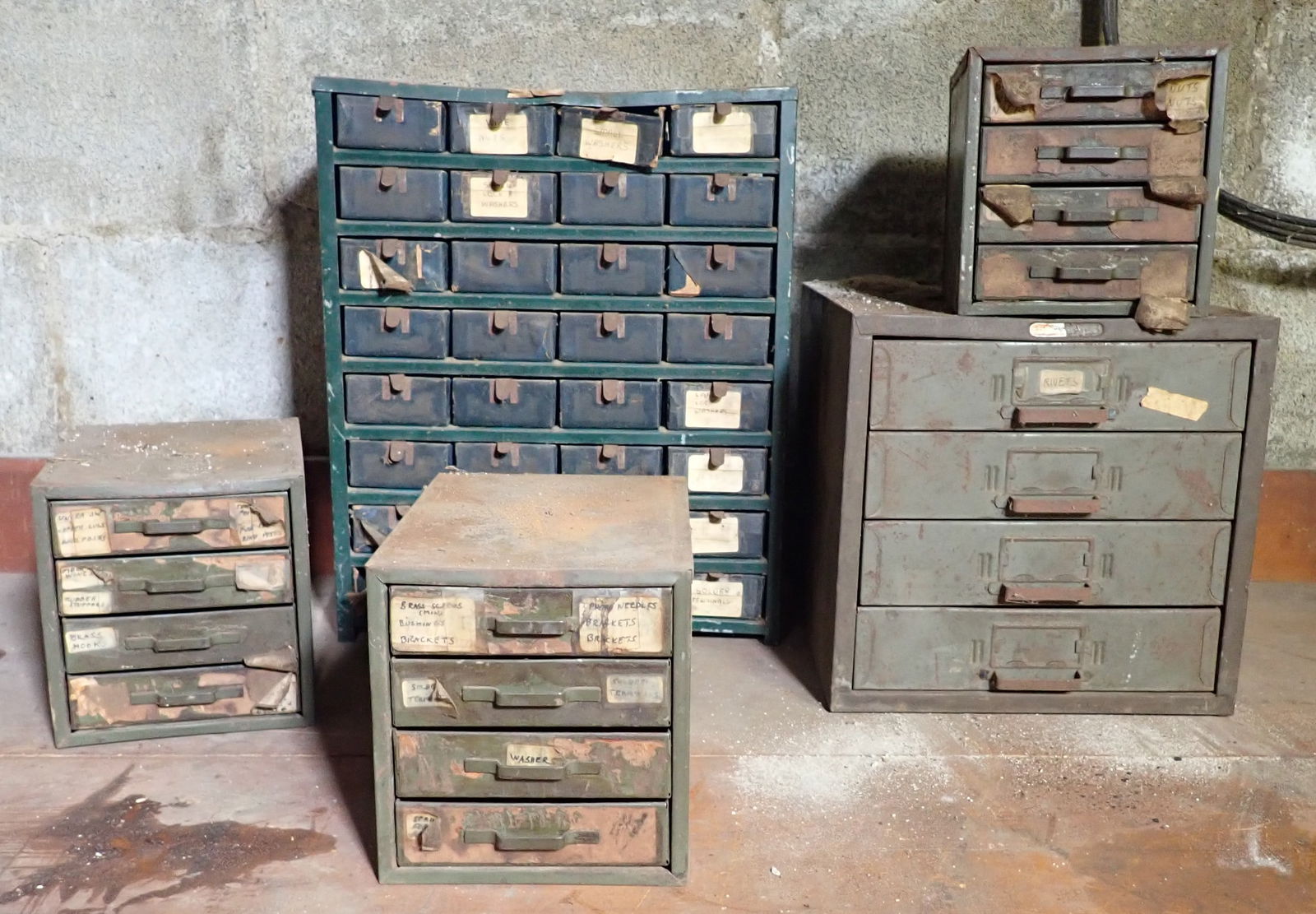 Parts Cabinets with Hardware (1 of 17)