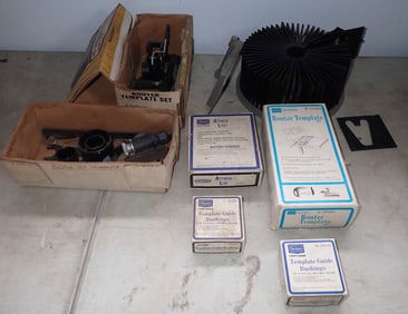 Craftsman Router Templates Bushings  & Misc