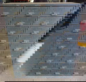 Hobart 27 Drawer Parts Cabinet