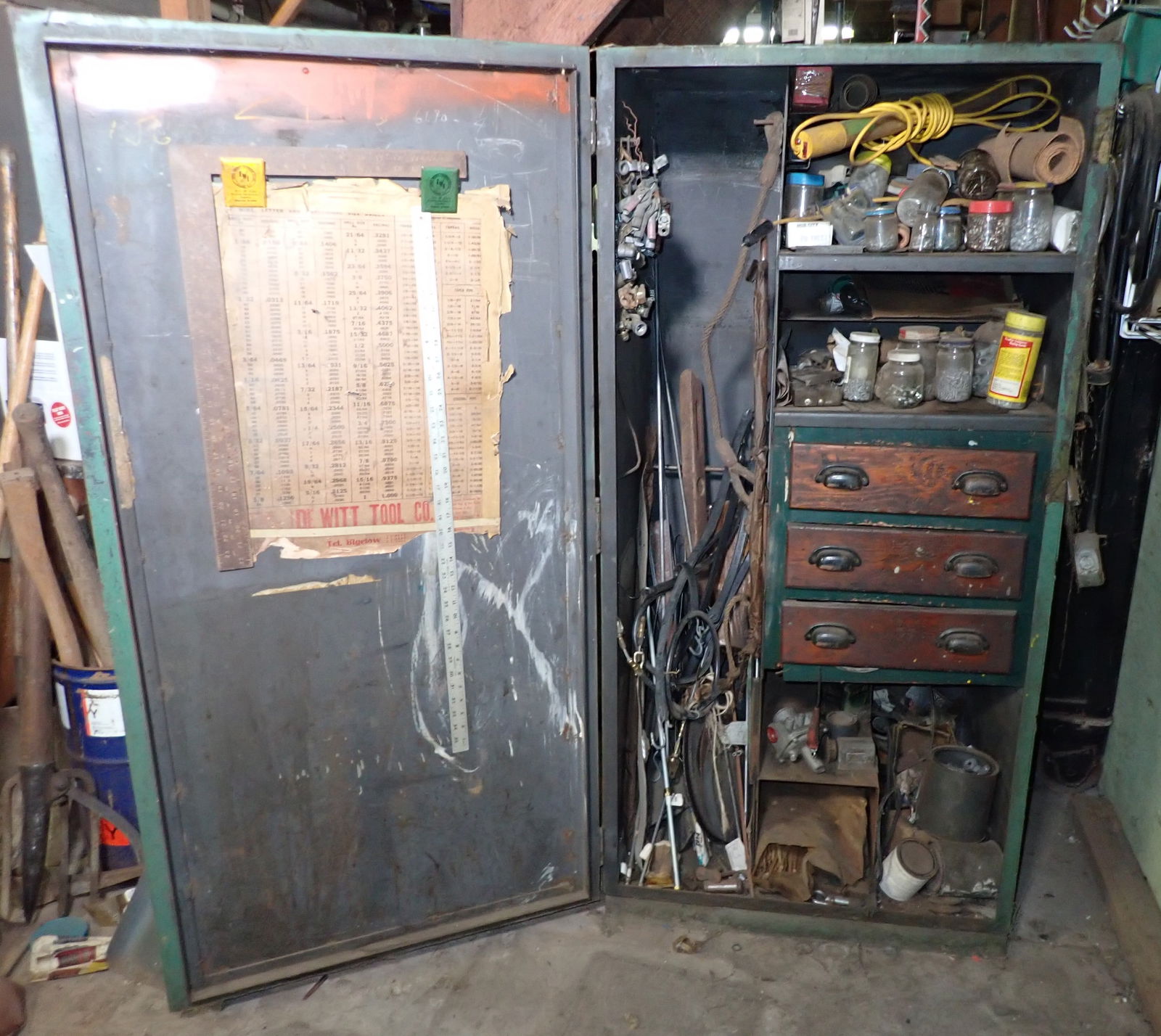 Steel Parts Cabinet & Contents (1 of 8)
