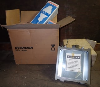 Light Fixture & Metalarc Bulbs