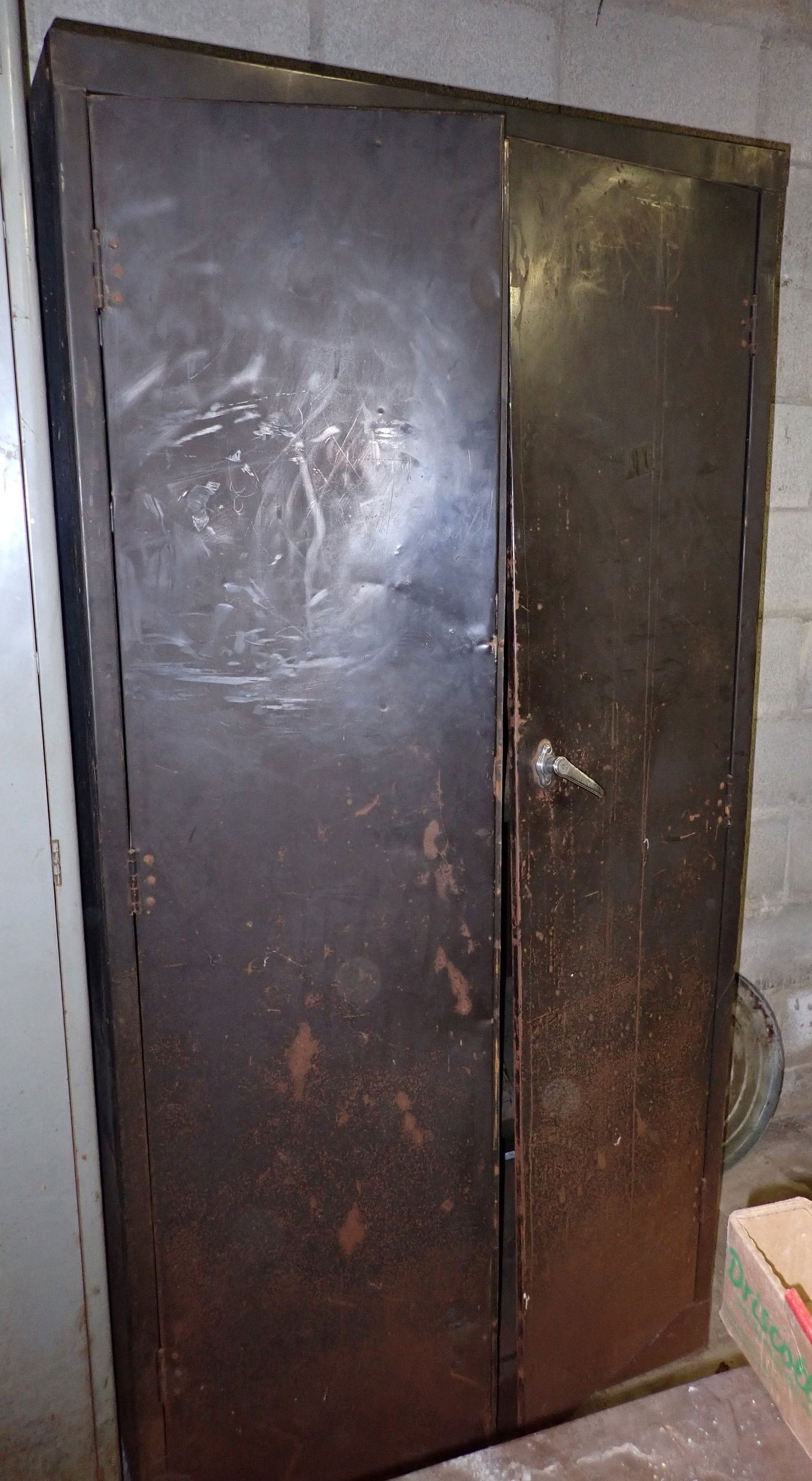 2 Door Metal Cabinet (1 of 2)
