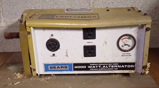 Vintage Craftsman 4000 Watt Alternator