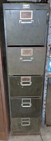 File Cabinet w/ Grinding Wire Wheels & Misc