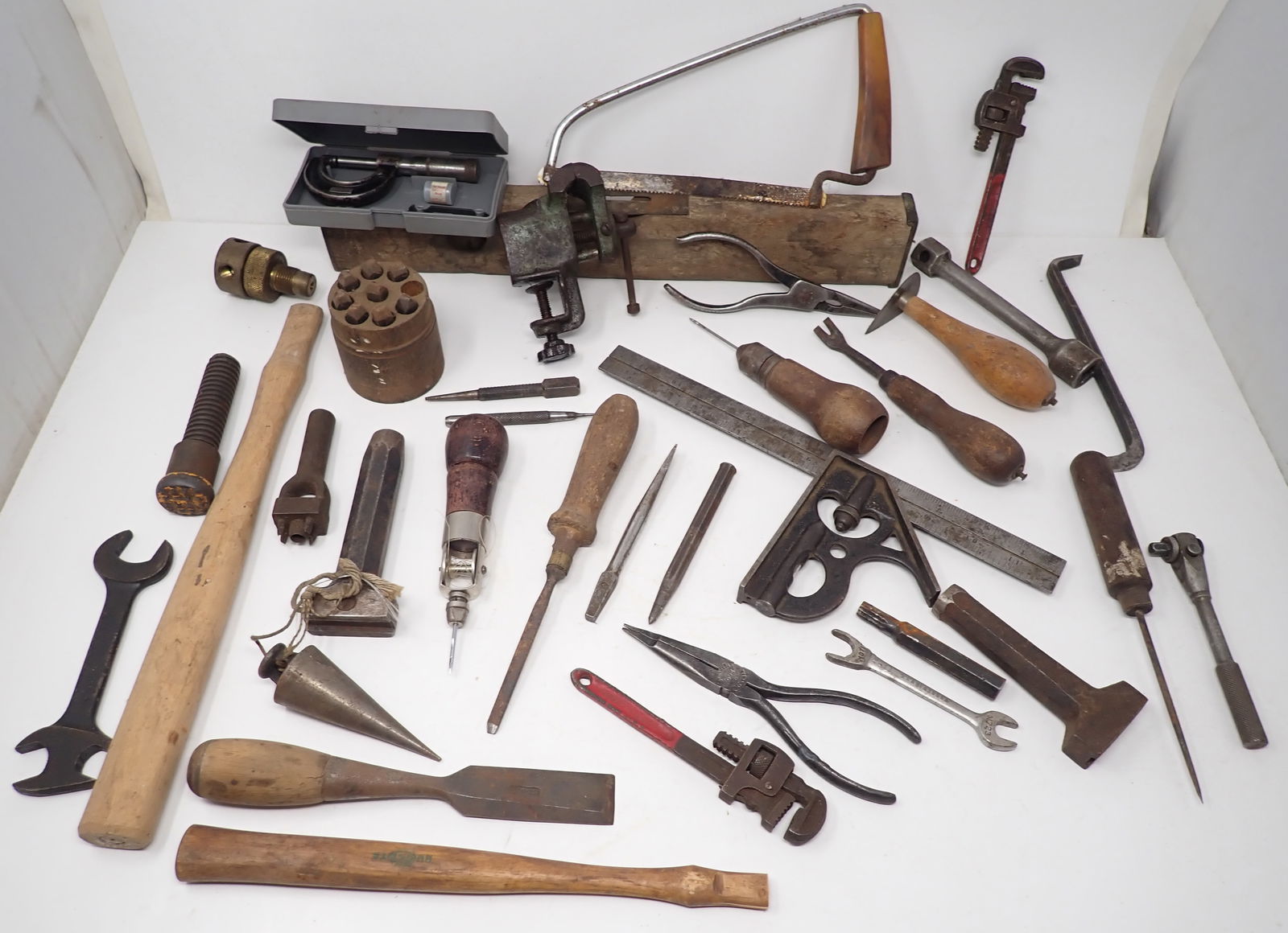 Steel Stamps Clamp On Vise Punches & Misc Tools (1 of 10)