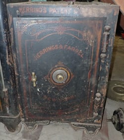 1871 Herrings & Farrel Floor Safe