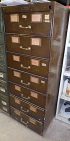 Carl Braun Parts Cabinet & Contents