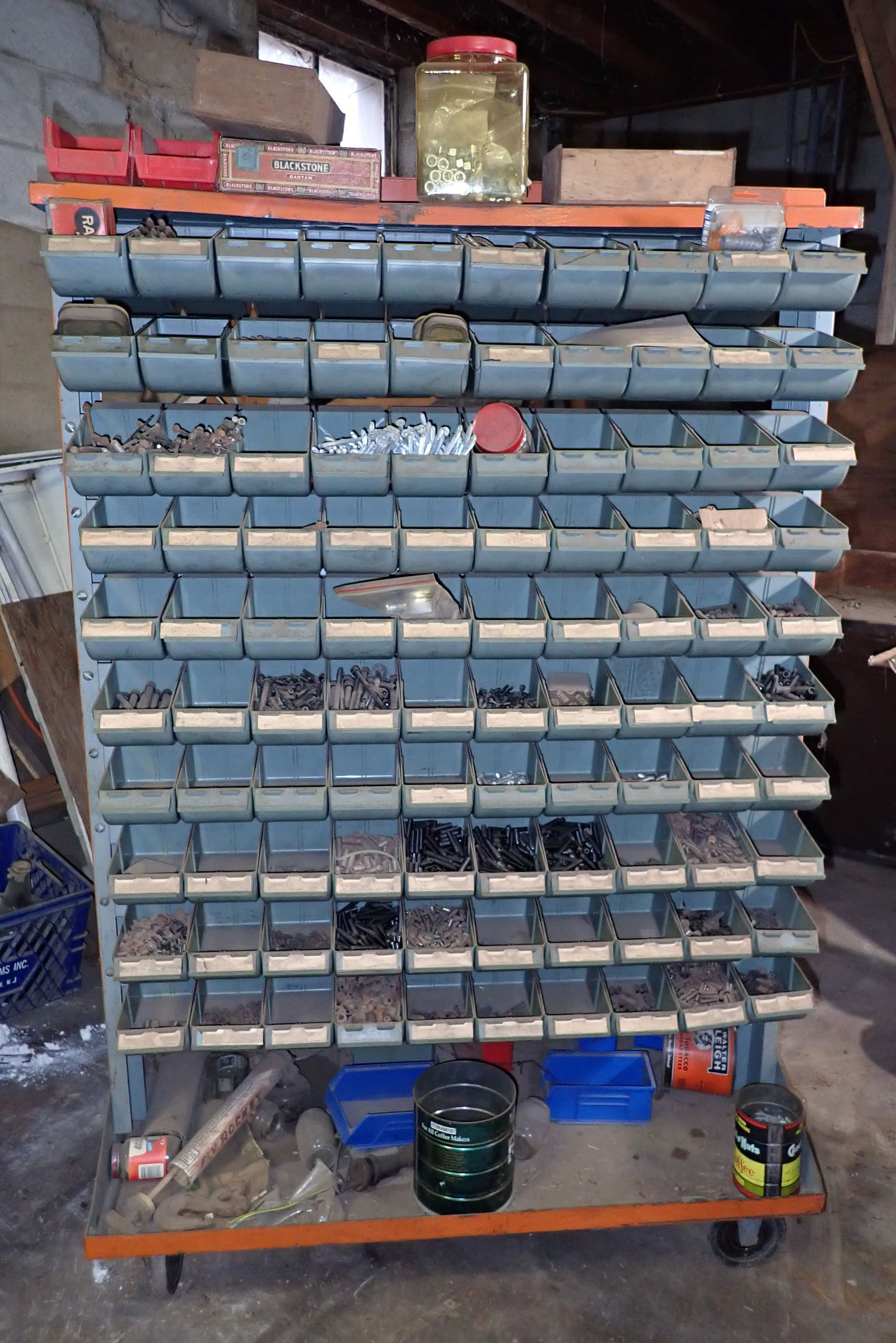 Rolling Parts Organizer w/ Hardware & Misc (1 of 17)