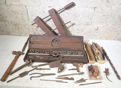 Taps Dies Cutters Wood Augers Misc Tools