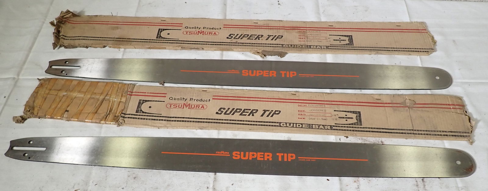 2 Tsumura Jonsered Chainsaw Guide Bars (1 of 2)