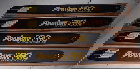 4 Poulan Pro Chainsaw Guide Bars