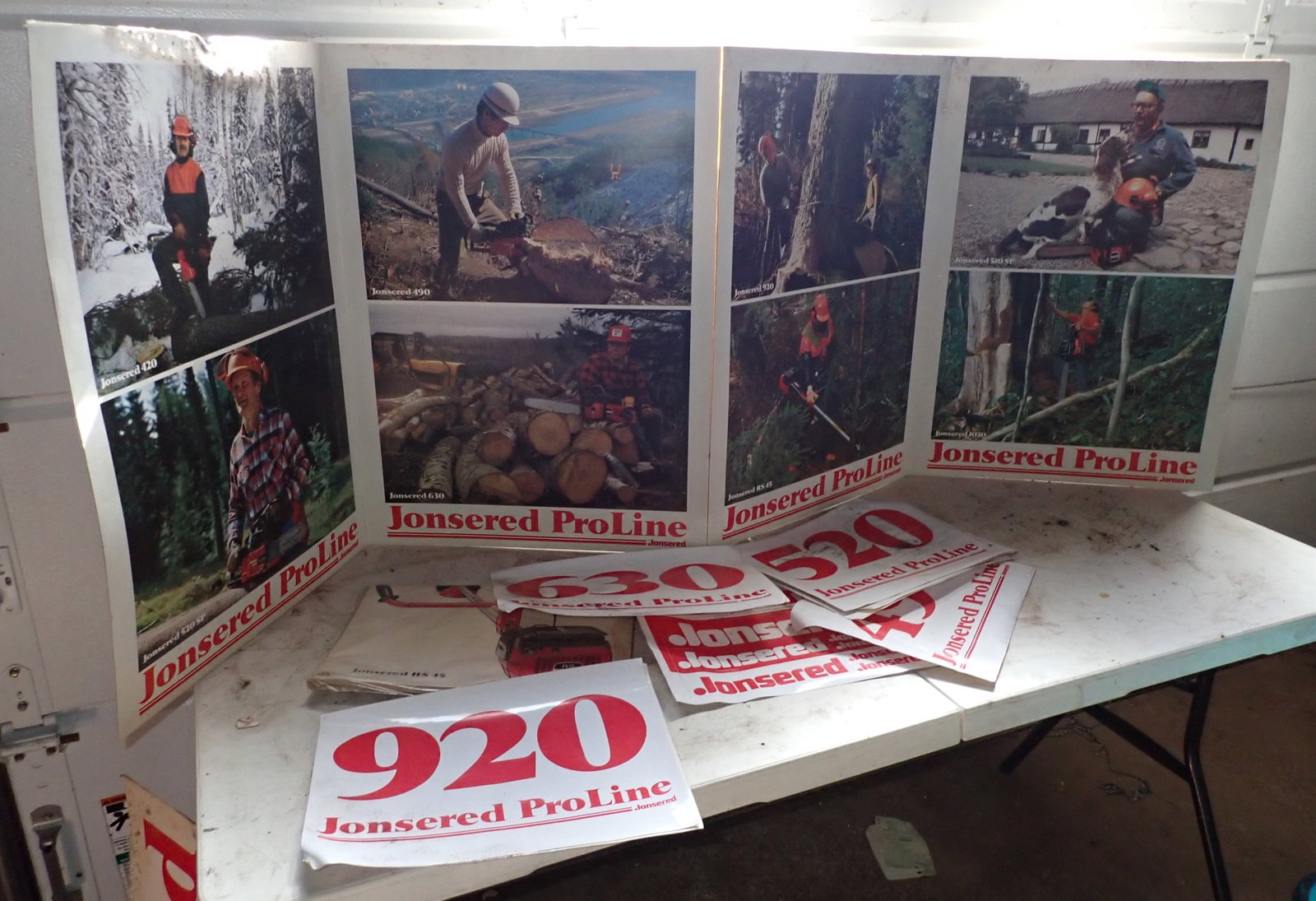 Jonsered Dealer Advertising: NO IN HOUSE SHIPPING !