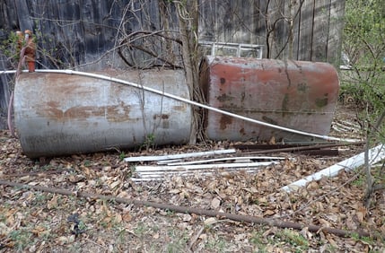 Fuel Tanks & Misc Scrap Iron