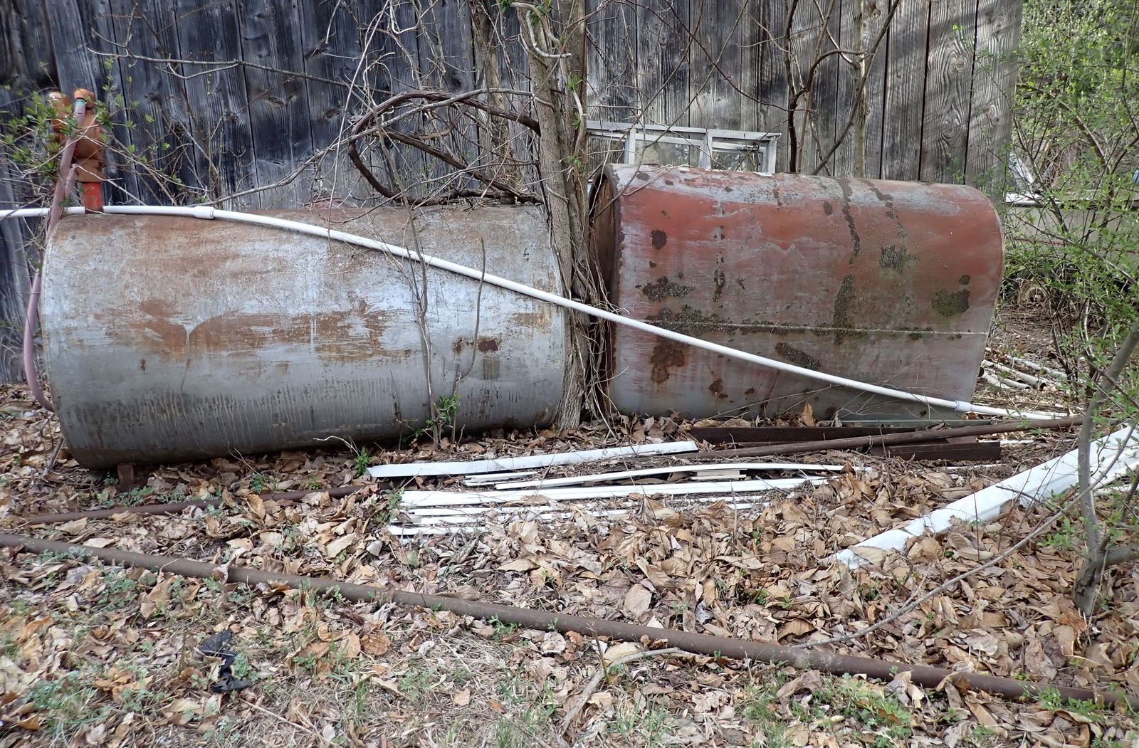 Fuel Tanks & Misc Scrap Iron